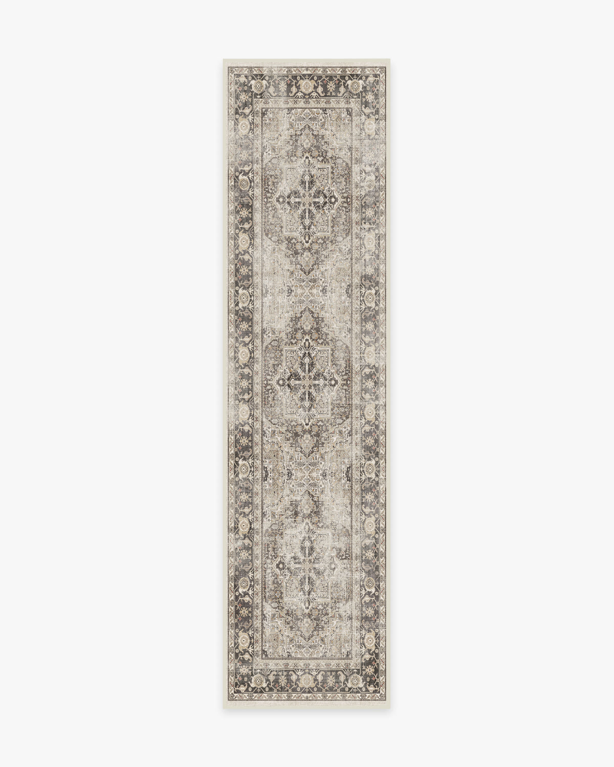 Kamran — Halı, Ela, RUNNER, beyaz zemin, 2x10