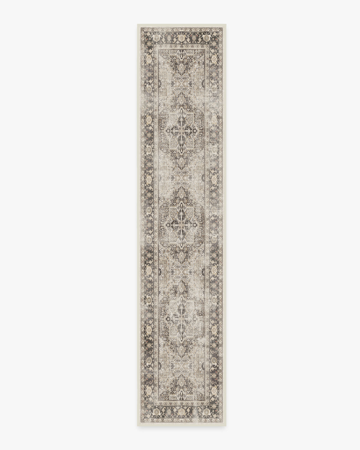Kamran — Halı, Ela, RUNNER, beyaz zemin, 2x12