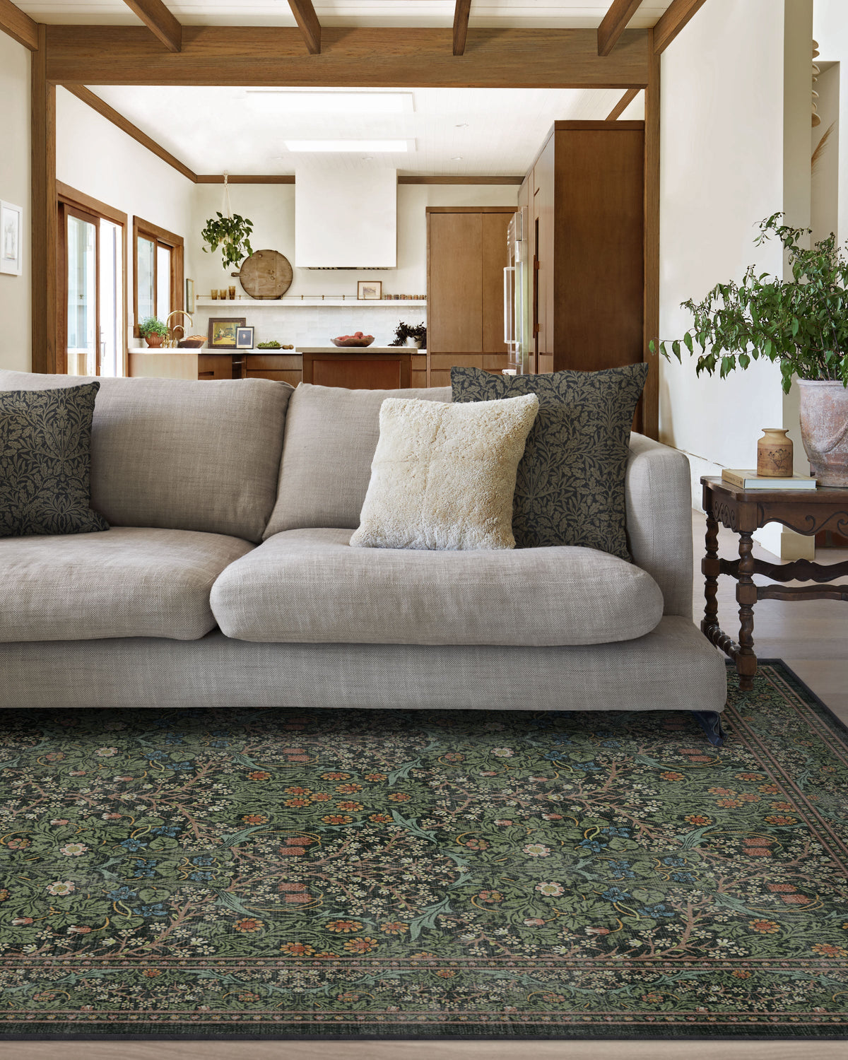 Morris And Co Blackthorn — Halı, Orman Yeşili, AREA, yaşam alanı, 5x7