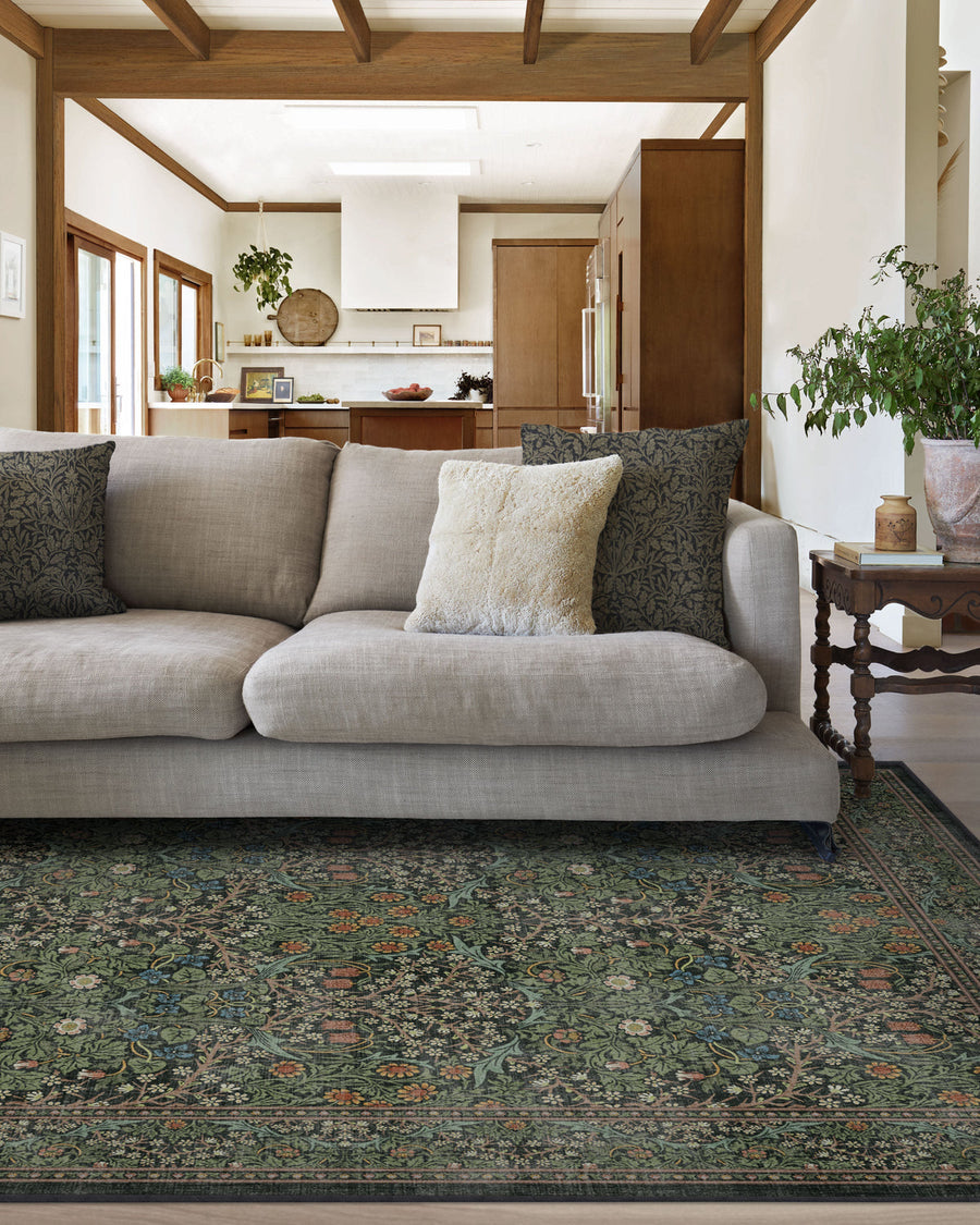 Morris And Co Blackthorn — Halı, Orman Yeşili, AREA, yaşam alanı, 5x7