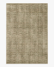 Sierra — Halı, Buğday Yeşil, AREA, beyaz zemin, 6x9