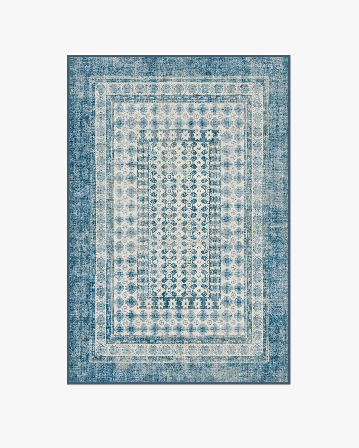 Cyrus — Halı, Ocean Fildişi, AREA, beyaz zemin, 4x6