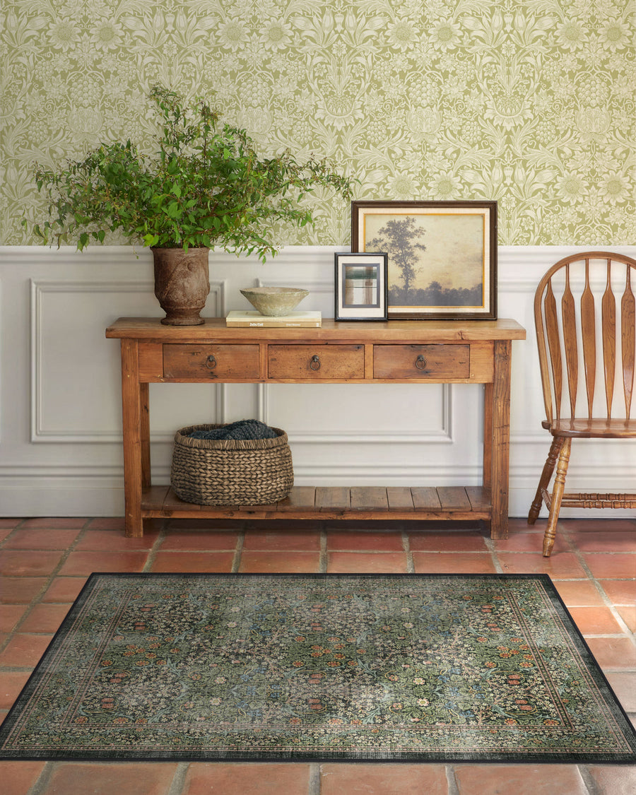 Morris And Co Blackthorn — Halı, Orman Yeşili, AREA, yaşam alanı, 3x5