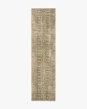 Sierra — Halı, Buğday Yeşil, RUNNER, beyaz zemin, 2x10