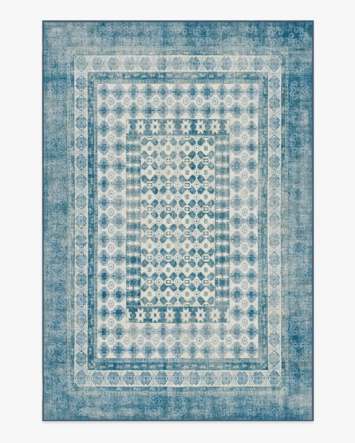 Cyrus — Halı, Ocean Fildişi, AREA, beyaz zemin, 6x9