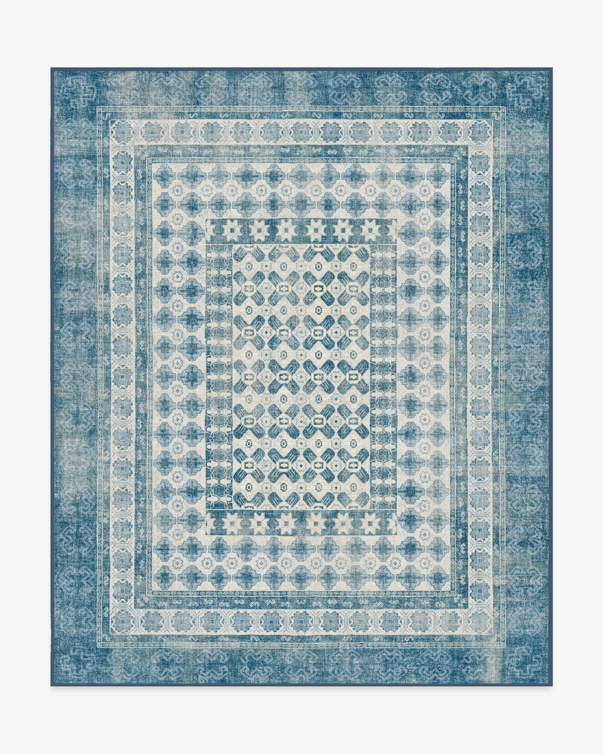 Cyrus — Halı, Ocean Fildişi, AREA, beyaz zemin, 8x10