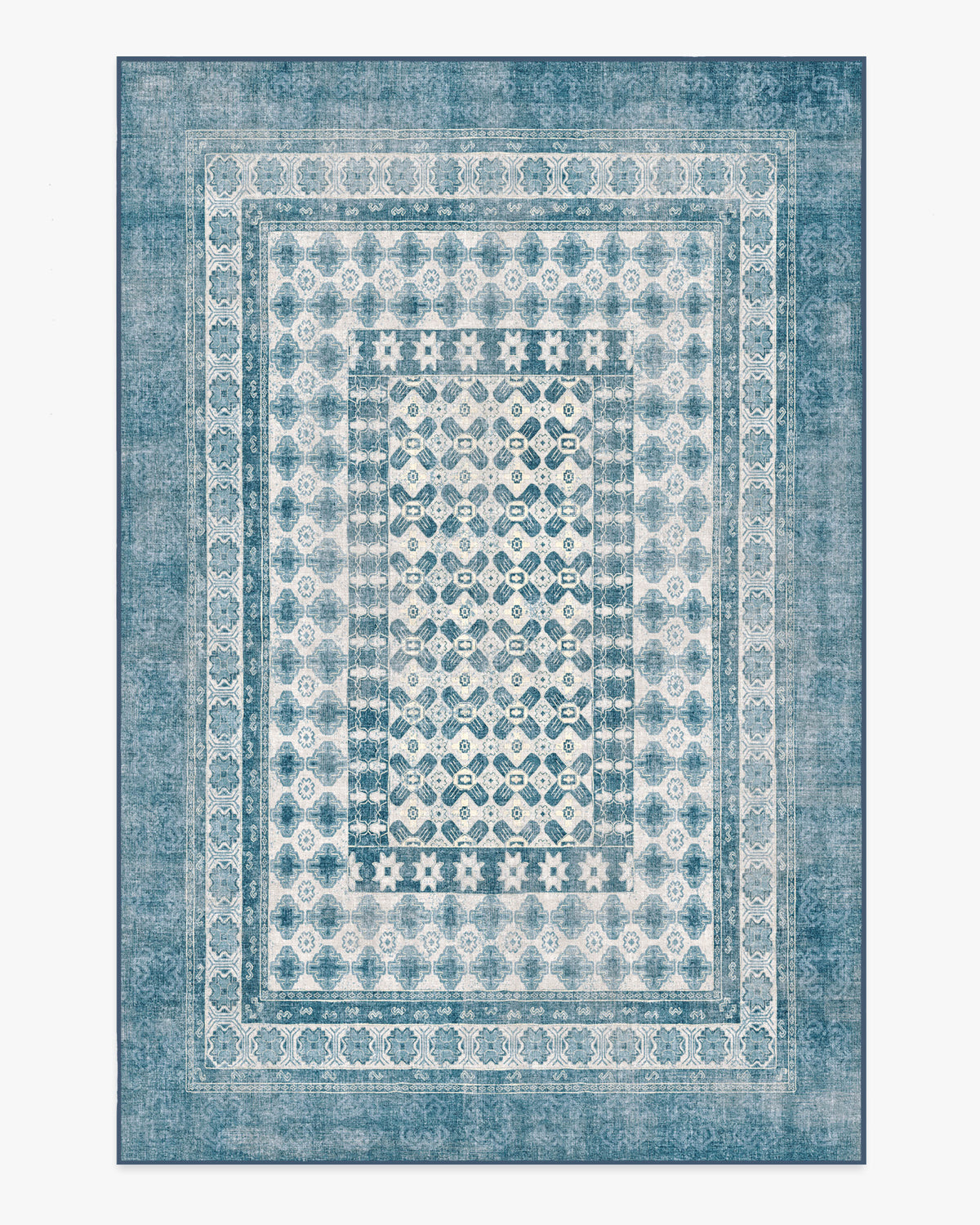 Cyrus — Halı, Ocean Fildişi, AREA, beyaz zemin, 6x9