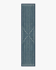 Inkdrop — Halı, Lapis Mavi, RUNNER, beyaz zemin, 2x12