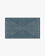 Inkdrop — Halı, Lapis Mavi, AREA, beyaz zemin, 3x5