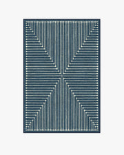 Inkdrop — Halı, Lapis Mavi, AREA, beyaz zemin, 4x6