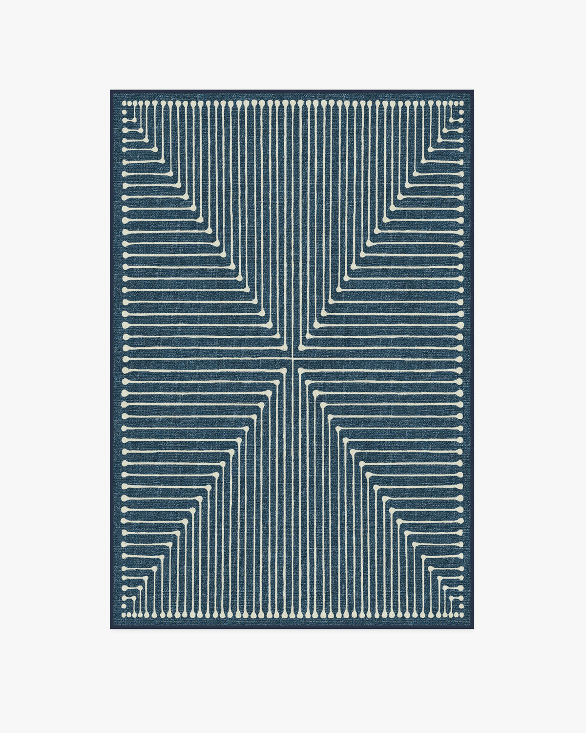 Inkdrop — Halı, Lapis Mavi, AREA, beyaz zemin, 4x6