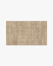 Ophelia — Halı, Warm Doğal, AREA, beyaz zemin, 3x5