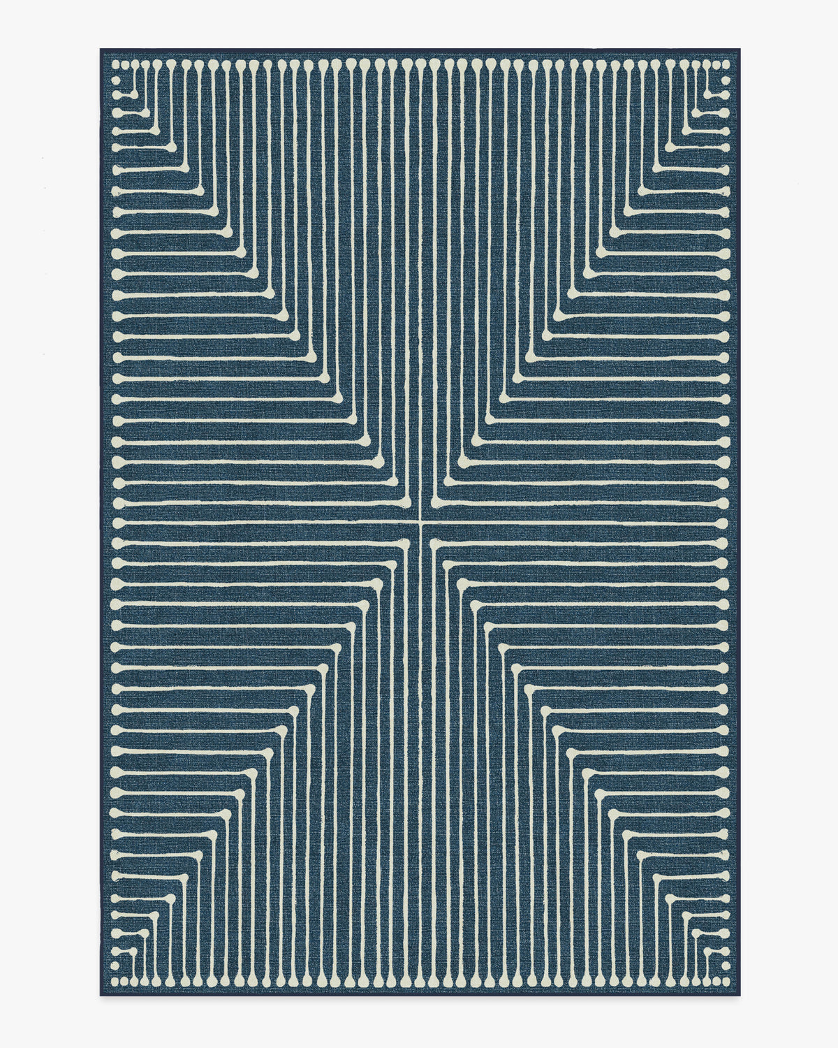 Inkdrop — Halı, Lapis Mavi, AREA, beyaz zemin, 6x9