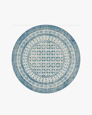 Cyrus — Halı, Ocean Fildişi, ROUND, beyaz zemin, 6R