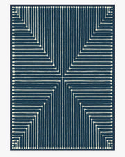 Inkdrop — Halı, Lapis Mavi, AREA, beyaz zemin, 10x14