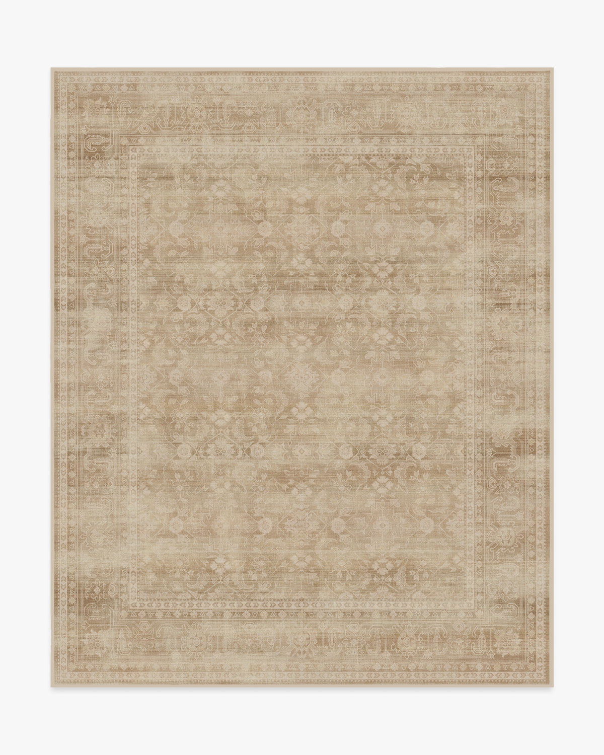 Ophelia — Halı, Warm Doğal, AREA, beyaz zemin, 8x10