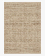 Ophelia — Halı, Warm Doğal, AREA, beyaz zemin, 10x14