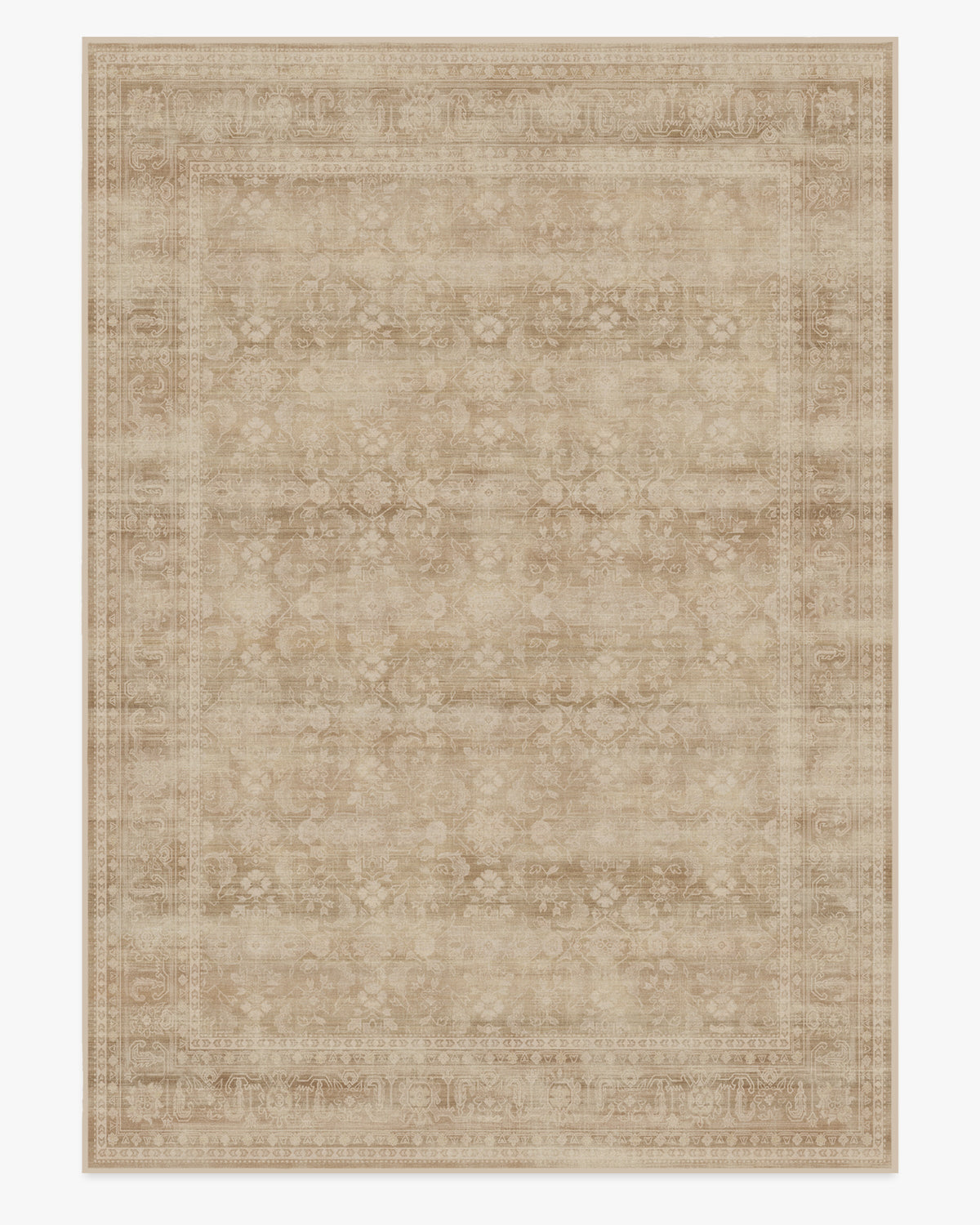 Ophelia — Halı, Warm Doğal, AREA, beyaz zemin, 10x14