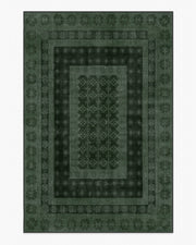 Cyrus — Halı, Orman Yeşili, AREA, beyaz zemin, 6x9