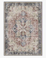 Kamran — Halı, Kraliyet Mavisi, AREA, beyaz zemin, 10x14