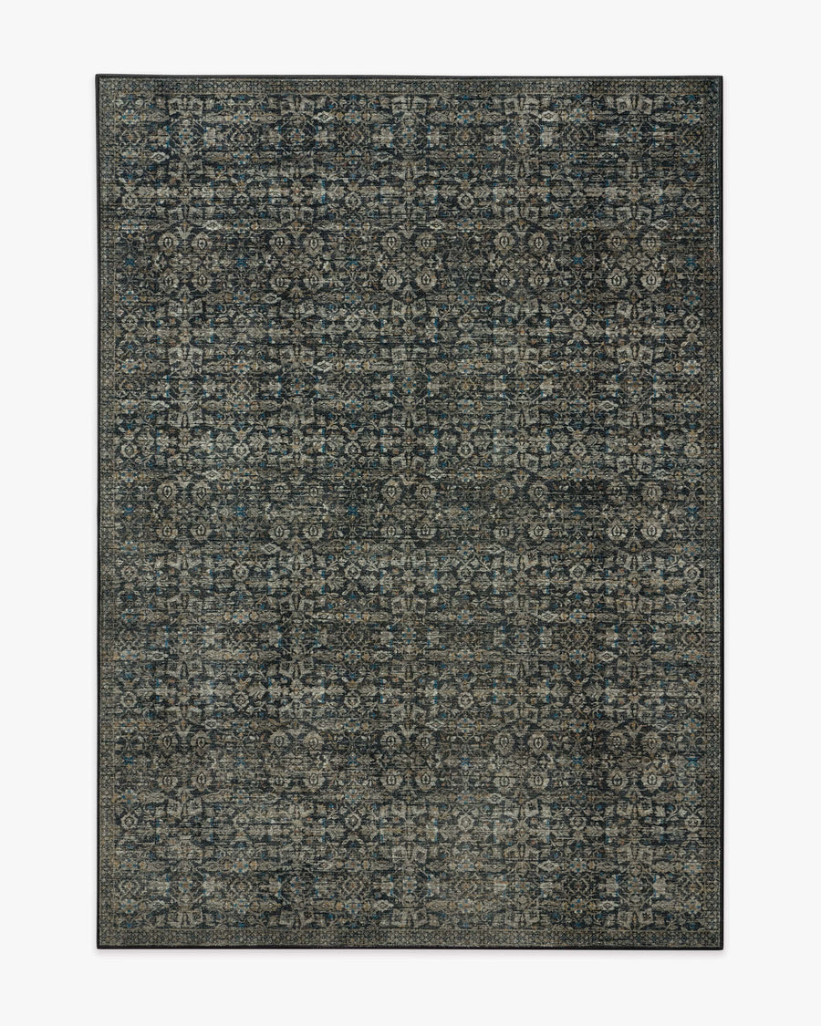 Sierra — Halı, Yumuşak Siyah, AREA, beyaz zemin, 5x7