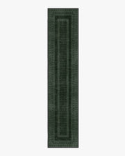 Cyrus — Halı, Orman Yeşili, RUNNER, beyaz zemin, 2x12