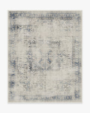 Kamran — Halı, Mavi Quartz, AREA, beyaz zemin, 8x10