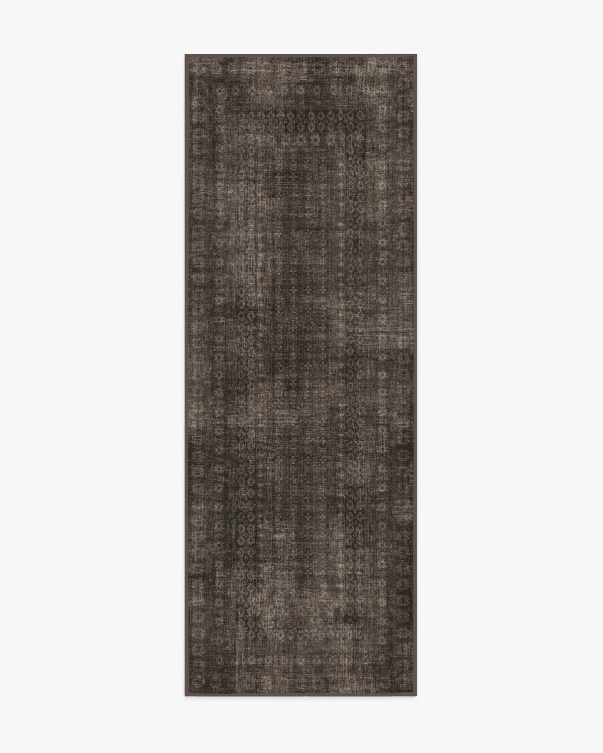 Cyrus — Halı, Siyah, RUNNER, beyaz zemin, 2x7