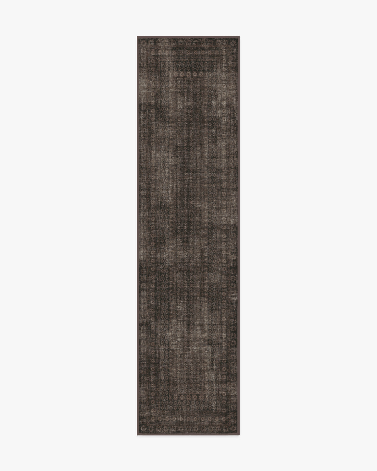 Cyrus — Halı, Siyah, RUNNER, beyaz zemin, 2x10