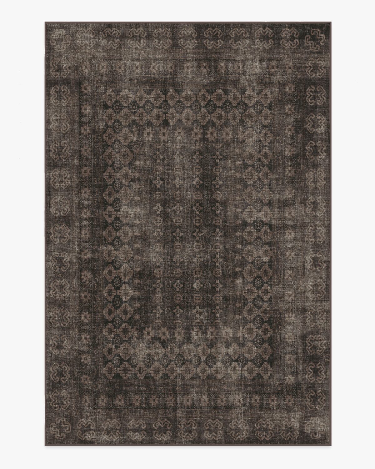 Cyrus — Halı, Siyah, AREA, beyaz zemin, 6x9