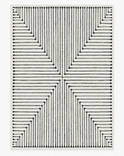 Inkdrop — Halı, Siyah Fildişi, AREA, beyaz zemin, 10x14