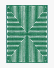 Inkdrop — Halı, Yeşil, AREA, beyaz zemin, 5x7