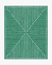 Inkdrop — Halı, Yeşil, AREA, beyaz zemin, 8x10