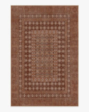 Cyrus — Halı, Terracotta, AREA, beyaz zemin, 6x9