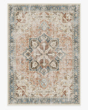 Kamran — Halı, Mercan, AREA, beyaz zemin, 10x14