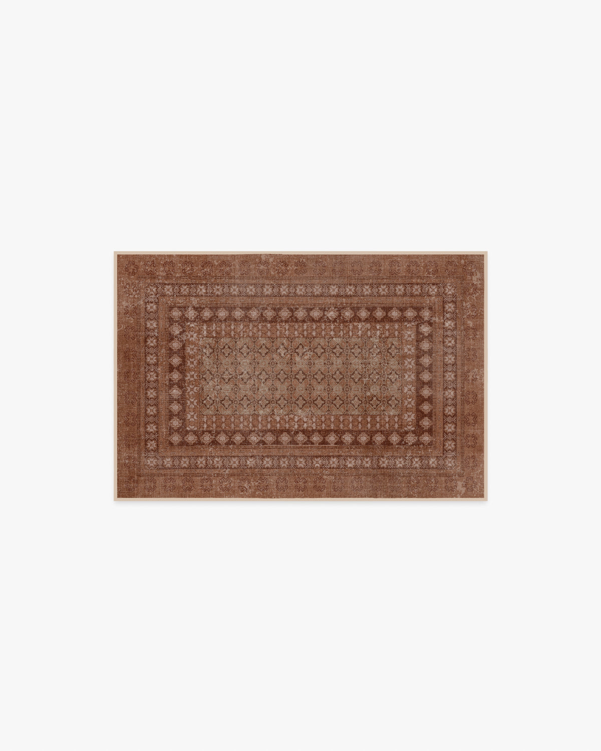 Cyrus — Halı, Terracotta, AREA, beyaz zemin, 2x3