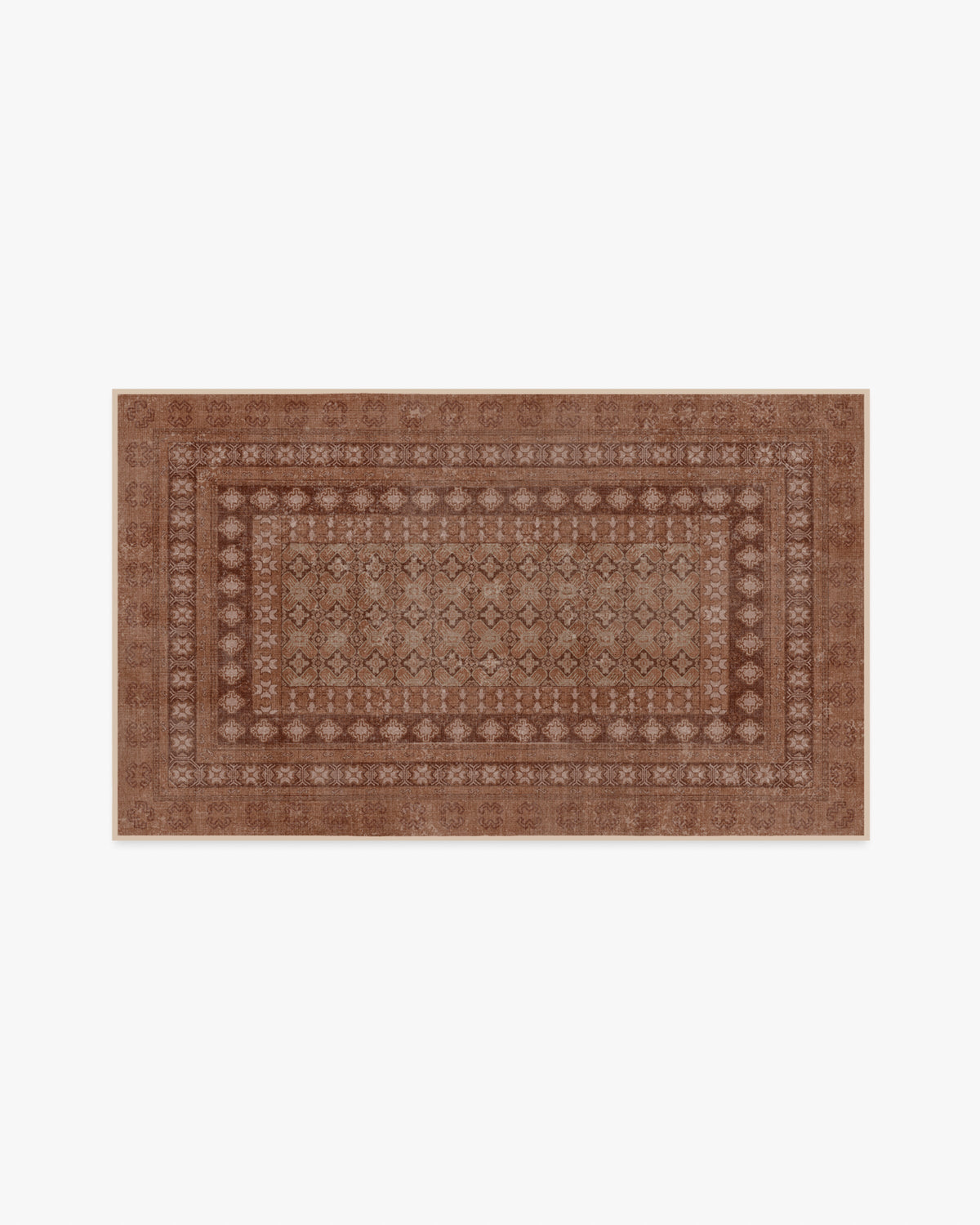 Cyrus — Halı, Terracotta, AREA, beyaz zemin, 3x5