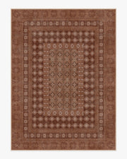 Cyrus — Halı, Terracotta, AREA, beyaz zemin, 9x12