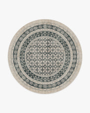 Cyrus — Halı, Vizon Soft Antrasit, ROUND, beyaz zemin, 8R
