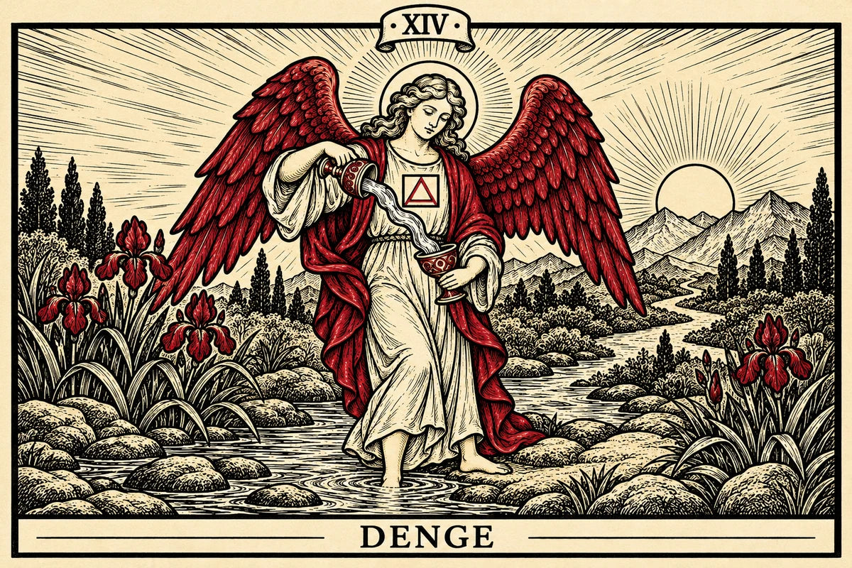Denge — yatay tarot tasarımı