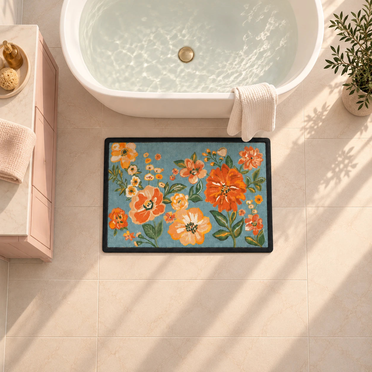 Banyo Halıları yerleşim örneği